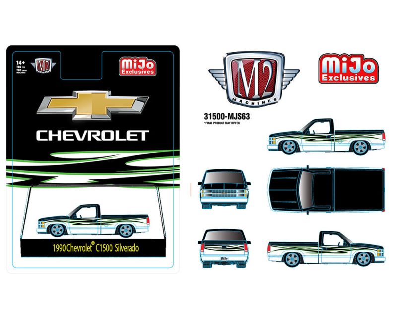 M2 Machines 1:64 1990 Chevrolet C1500 Silverado Custom – Mijo Exclusives Limited Edition