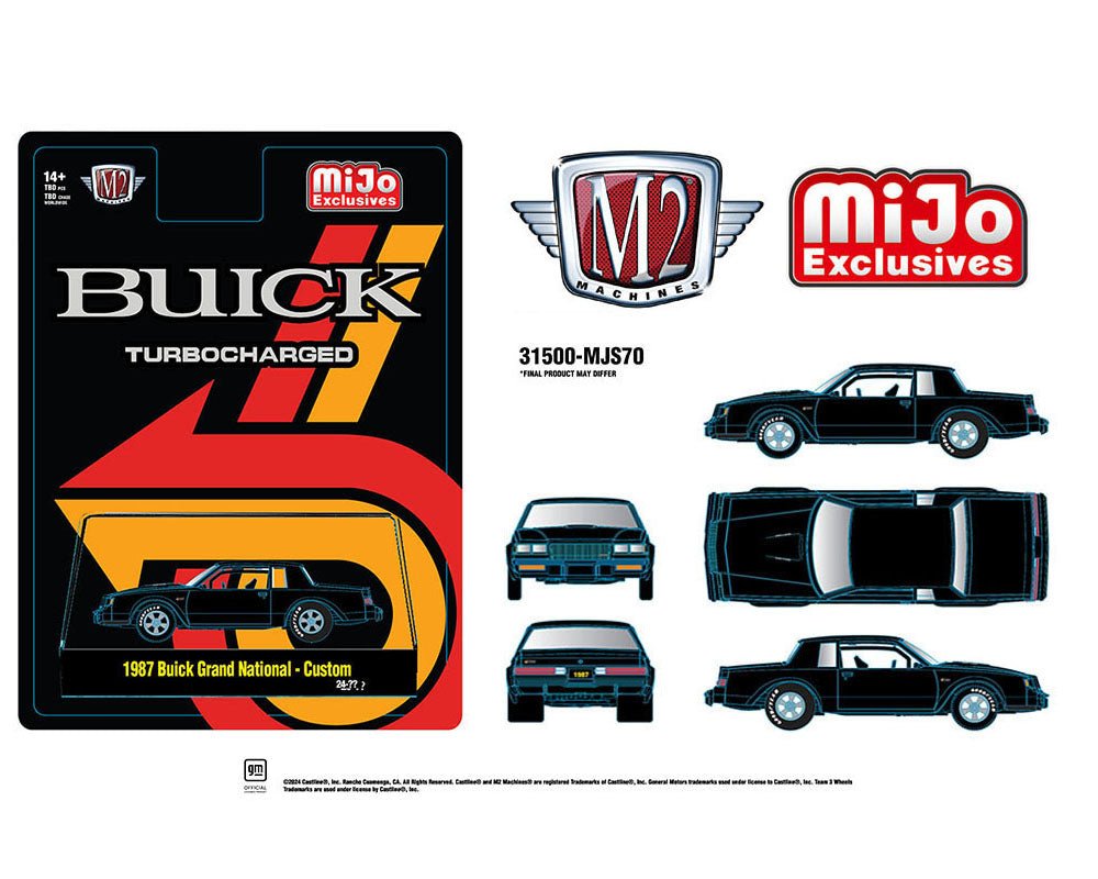 M2 Machines 1:64 1987 Buick Grand National Custom – Mijo Exclusives