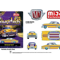 (Preorder) M2 Machines 1:64 1954 Chevrolet Bel Air Lowriders Limited Edition – Metallic Yellow – Mijo Exclusives