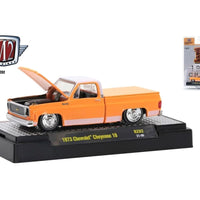 M2 Machines 1:64 Riverside Show Exclusives 1973 Chevrolet Cheyenne 10 “E ” Orange Limited 6,000 Pieces