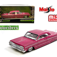 Maisto 1:24 1964 Chevrolet Impala SS Lowrider – Pink – Design Lowriders – Mijo Exclusives