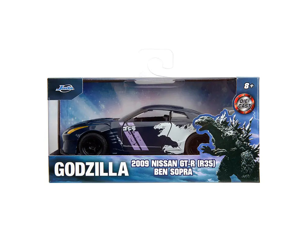 Jada 1:32 Godzilla 2009 Nissan GT-R (R35) Ben Sopra – Hollywood Rides