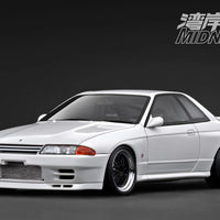 IG3596 NISSAN SKYLINE GT-R (R32) White 湾岸MIDNIGHT Reina's R 1/18
