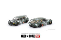 
              Nissan Datsun 510 Wagon Carbon Fiber V3 Green Kaido House x Mini GT
            