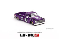 
              MINI GT - KAIDO HOUSE CHEVROLET SILVERADO DUALLY V1 "PURPLE" 
            