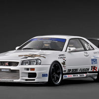IG3849 TOP SECRET 34GT-R (BNR34) White 1/18
