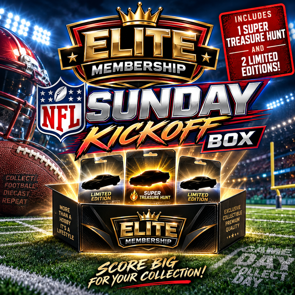 Sunday Football Kickoff Box