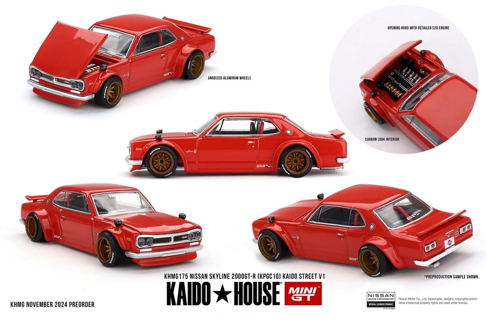 Kaidohouse Nissan Skyline 2000GT-R (KPGC10) Kaido Street V1 (KHMG175