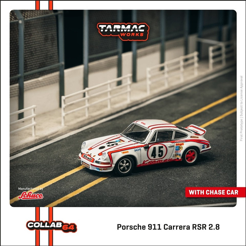 Tarmac Porsche 911 Carrera RSR 2.8 24h Le Mans 1973 #45 Winner