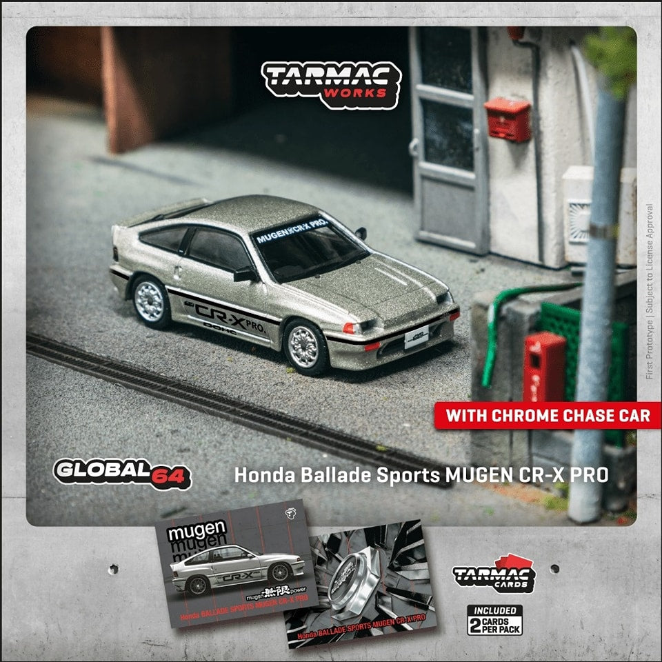 Tarmac HONDA Ballade Sports MUGEN CR-X PRO Silver