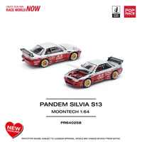 Pre Order Pop Race PR640258 PANDEM SILVIA S13 - MOONTECH RED NEW TOOLING