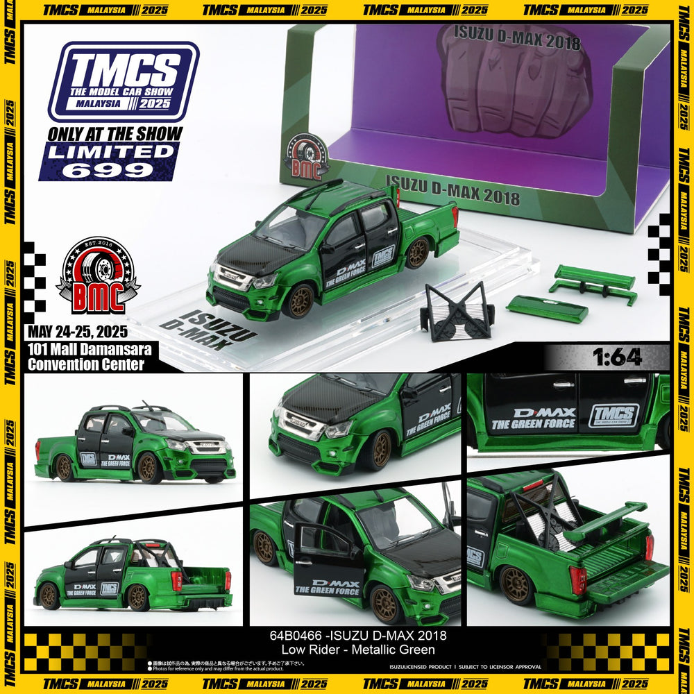 TMCS ISUZU D-MAX 2018 - Lowered Green Spectraflame