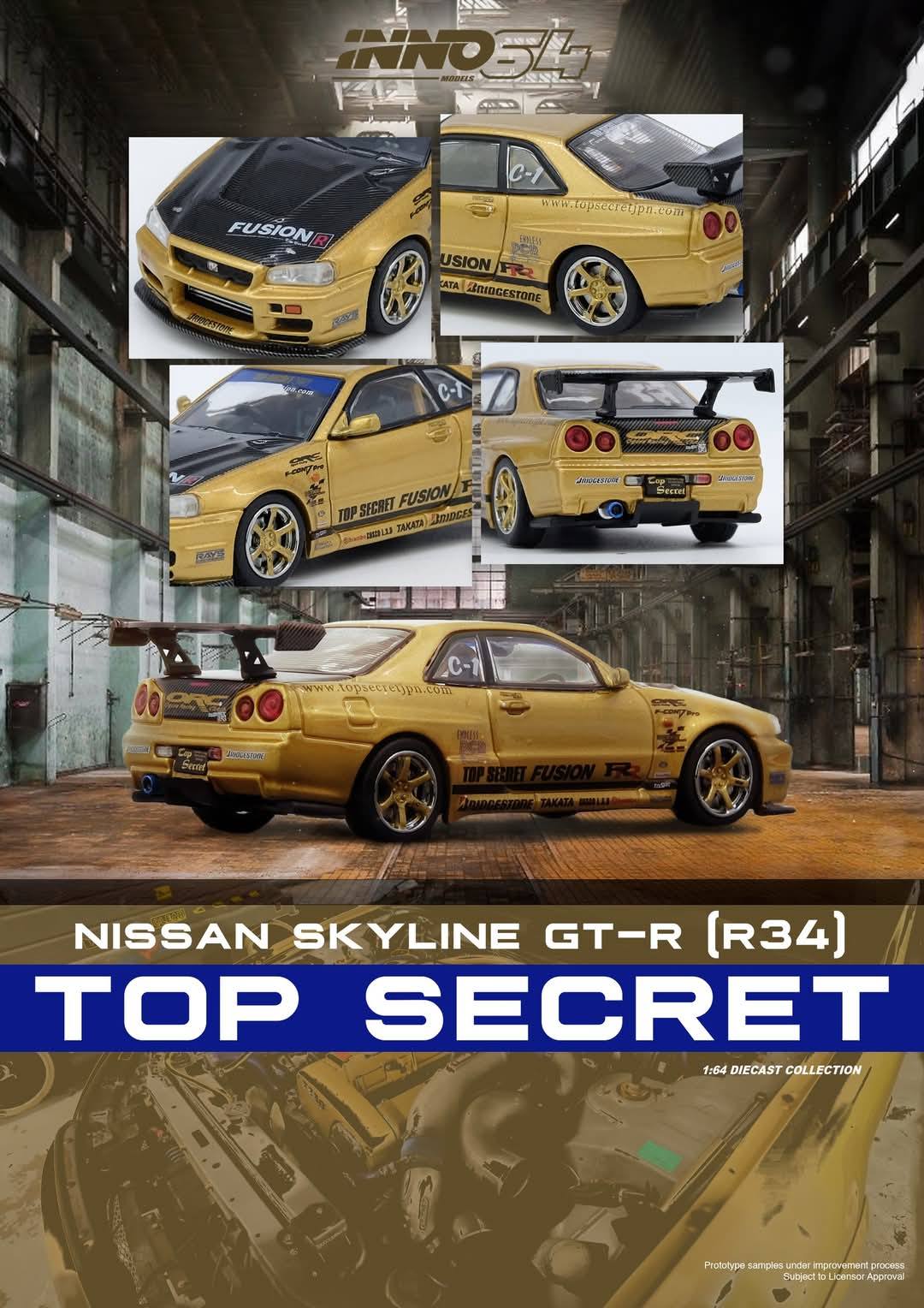 Inn0 64 Top Secret Skyline Release Gold