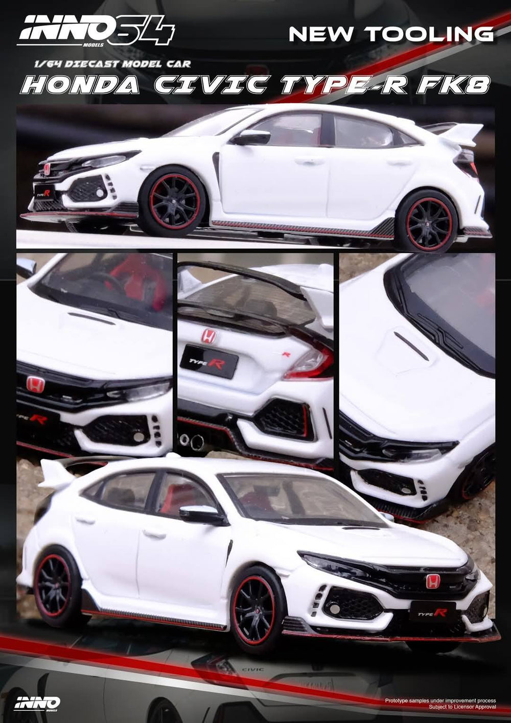 INN0 64 Honda Civic Type R FK8 - New Casting