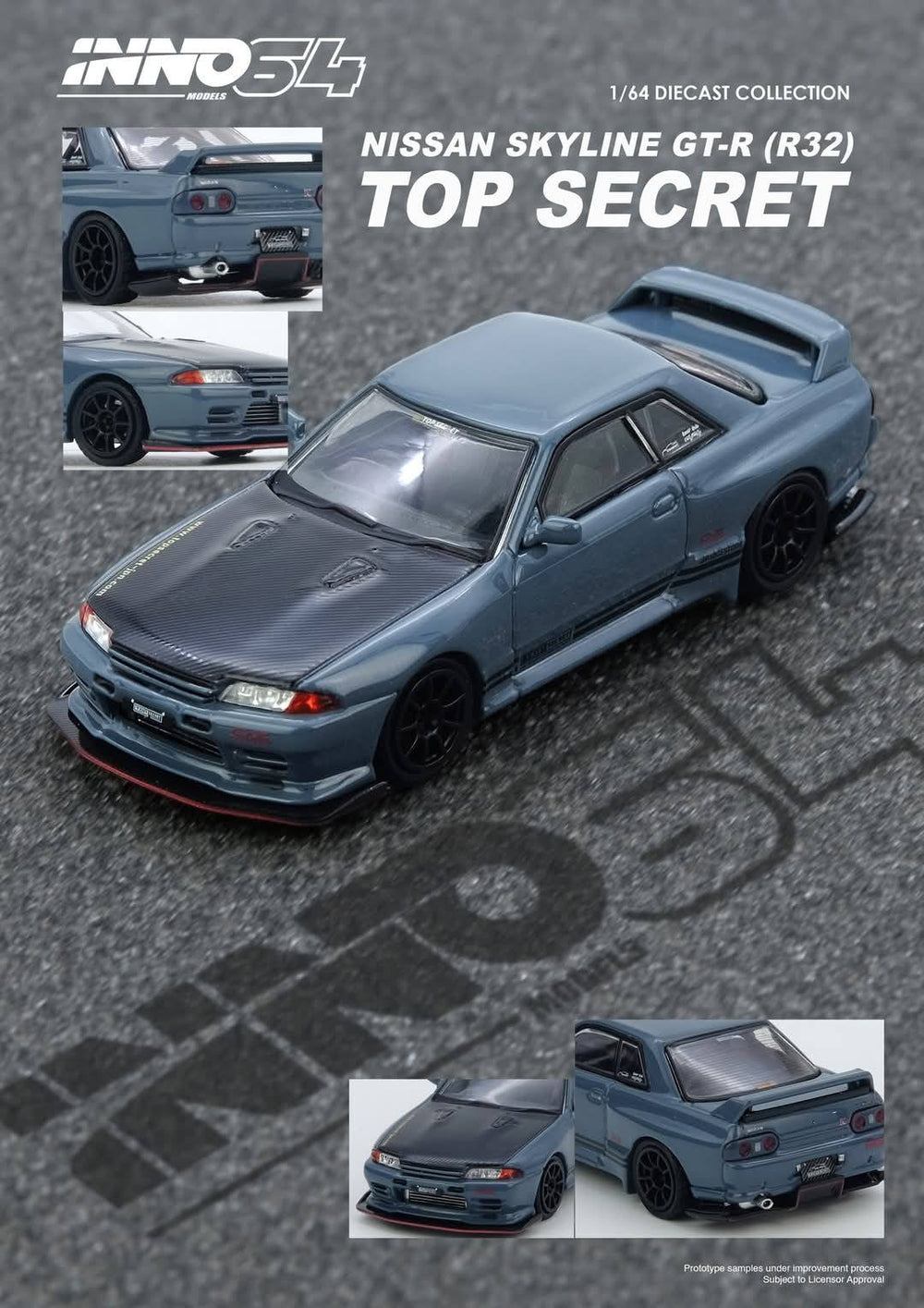 Inn0 64 Top Secret Skyline Release Grey