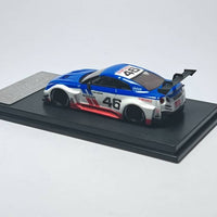 Model Collect MC 1:64 Diecast Model GT-R R35 Silhouette Works GT 35GT-RR B) Blue-White 46# Livery