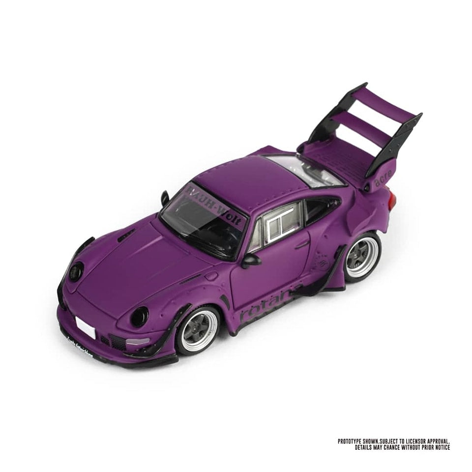 ModelModel MM 1:64 Diecast Model Rauh-Welt Licensed Product - RWB 993 Rotana Matt Purple - High Wing