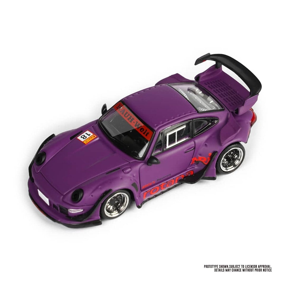 ModelModel MM 1:64 Diecast Model Rauh-Welt Licensed Product - RWB 993 Rotana Matt Purple -  GT