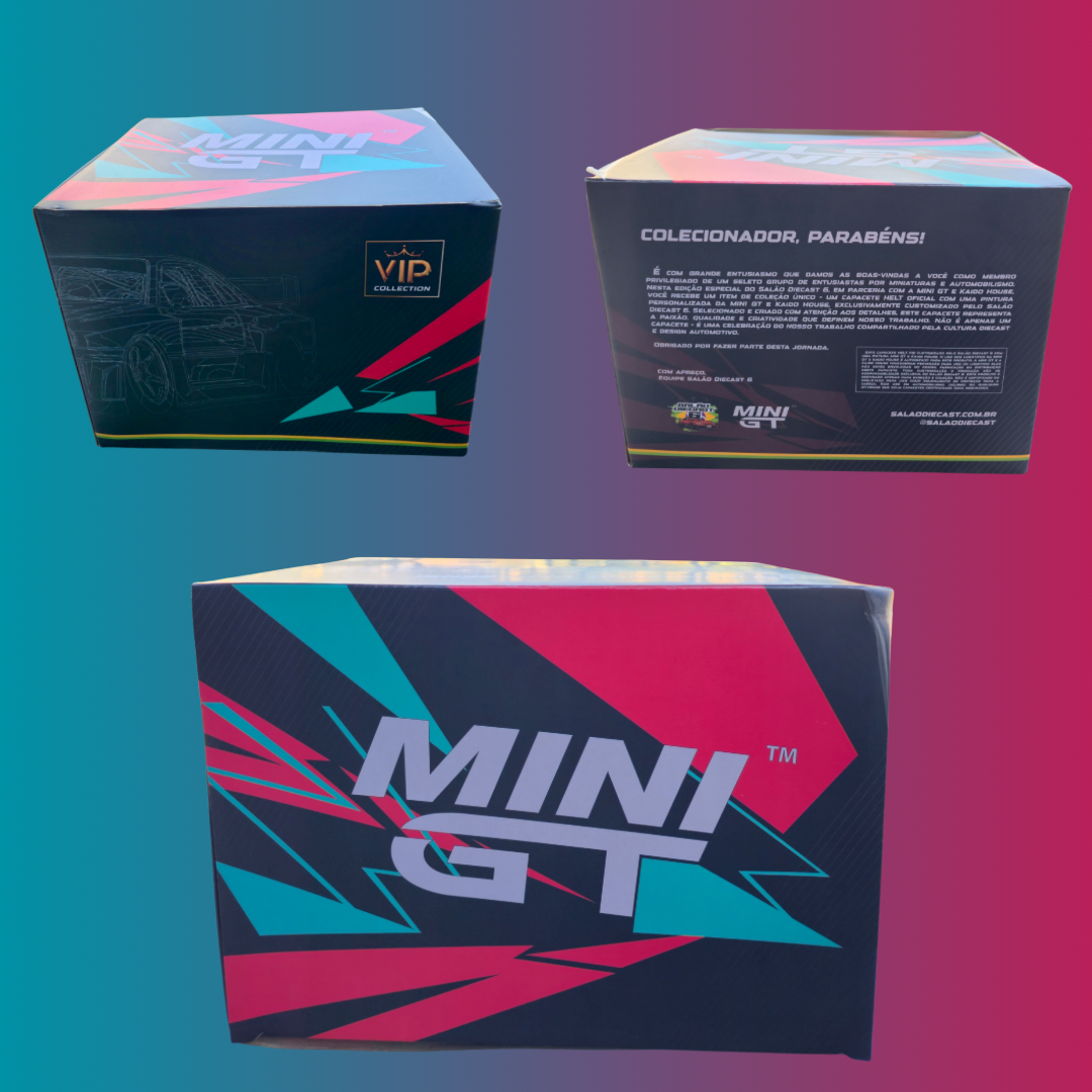 MINI GT Collector Edition Helmet | 2025 Salao Diecast Brazil - VIP ONLY