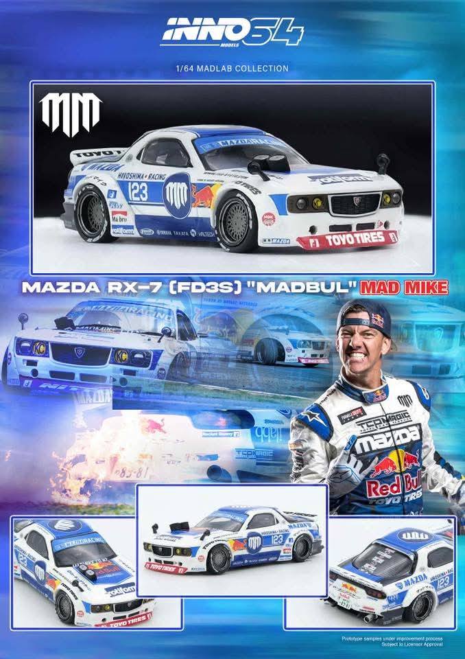 Innn064 Mazda RX-7 Mad Bul Mad Mike