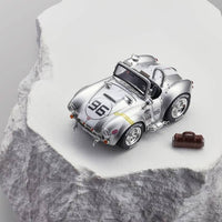 Era Q x DYwork 1:64 Resin Q Car Model Shelby Cobra 427 Silver 96# Livery