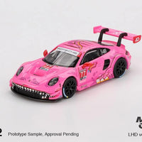 Mini GT Porsche 911 GT3 R #77 AO Racing 2024 IMSA ROAD AMERICA