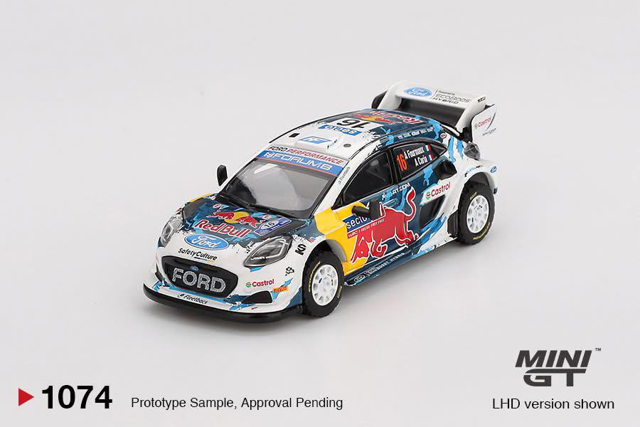 Mini GT Ford Puma Rally1 #16 M-Sport Ford WRT 2024 Rally Finland 3rd Place