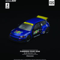 Pop Race PR640365 PANDEM CIVIC EG6 BLUE/BLACK