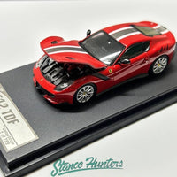 Stance Hunter SH 1:64 Diecast Model F12 TDF Red with Greywhite Strips