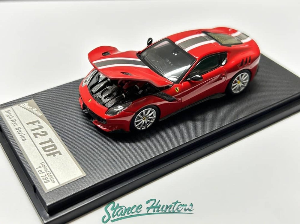 Stance Hunter SH 1:64 Diecast Model F12 TDF Red with Greywhite Strips
