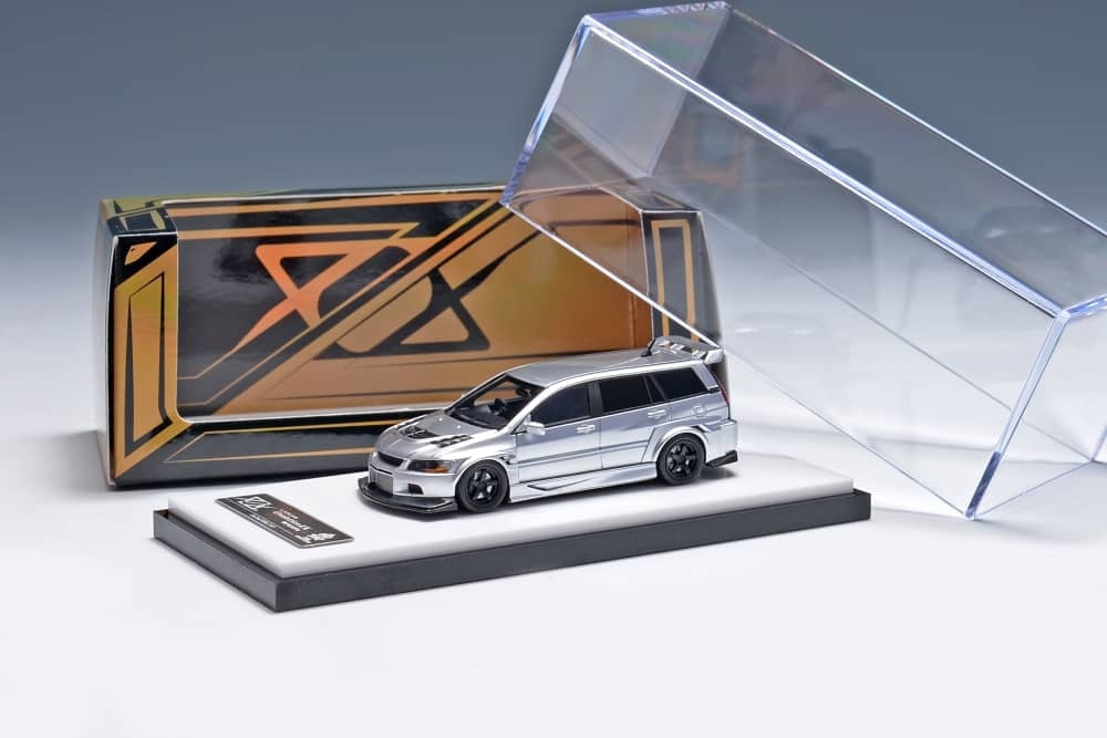 404Error 1:64 Resin Model Lancer Evolution EVO IX Wagon - Silver