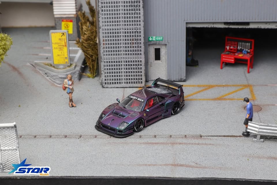 STAR MODEL 1:64 Diecast Model LB-Works F40 Limited 499pcs each Magic Purple