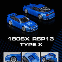 【MICRO TURBO】1:64 180SX Type X Metallic Blue [MT6407B3]