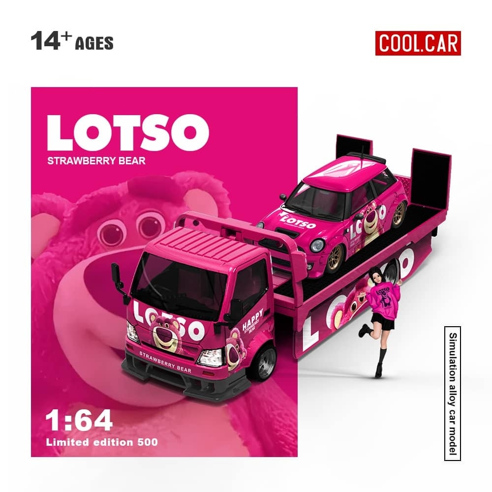 Cool Car x Time Micro TM 1:64 Diecast Model Lotso Livery Mini Cooper(CC643644) / H300(CC647220)