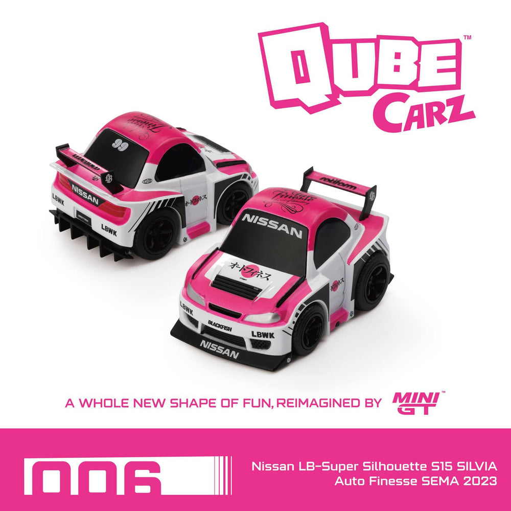 MiniGt QubeCarz Nissan LB-Super Silhouette S15  SILVIA Auto Finesse SEMA 2023 /Blister packaging