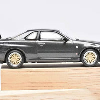Stance Hunters SH 1:64 Diecast Model Skyline GT-R R34 V-SPEC-II A) Full Carbon Black