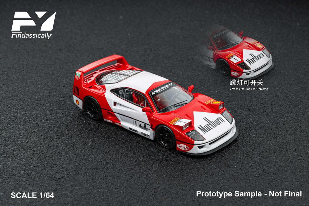 Finclassically 1/64 F40 Diecast Model. B. Marlboro