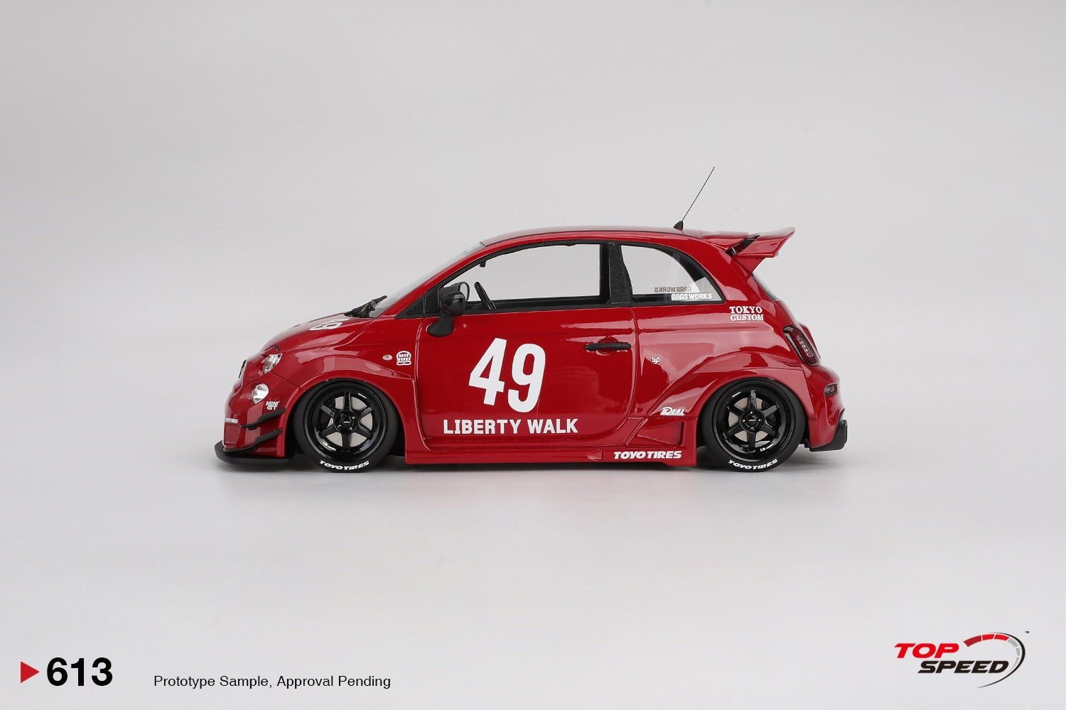 TS0613 Abarth LB-WORKS x Abas Works 595 Red