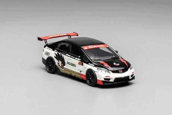Motorhelix MH 1:64 Diecast Model Honda & Mugen Licensed Products - Civic Type-R FD2 Mugen Customized