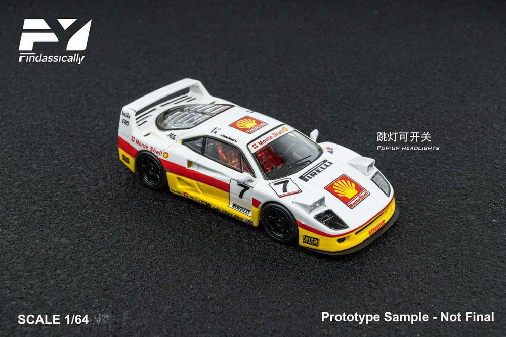 Finclassically 1/64 F40 Diecast Model. C. Shell