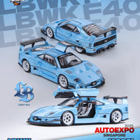 Demon King Exclusive Auto Diecast Expo Singapore Hidden Ferrari F40