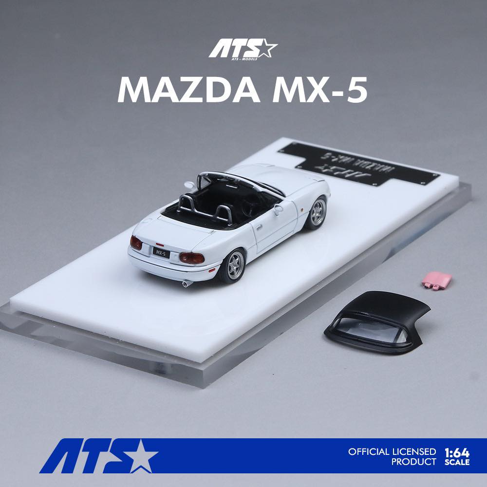 ATS Car Model 1:64 A. Mazda MX-5 - White ATS880101