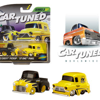 (Preorder) Car Tuned 1:64 2-Pack Series 3 – 1953 Chevrolet Pickup and 1957 GMC Panel Customs