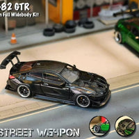 Street Weapon SW 1:64 Diecast Model M4 G82 GTR Edition, Flossmann Auto Design Widebody Modified. Color: Gloss Black