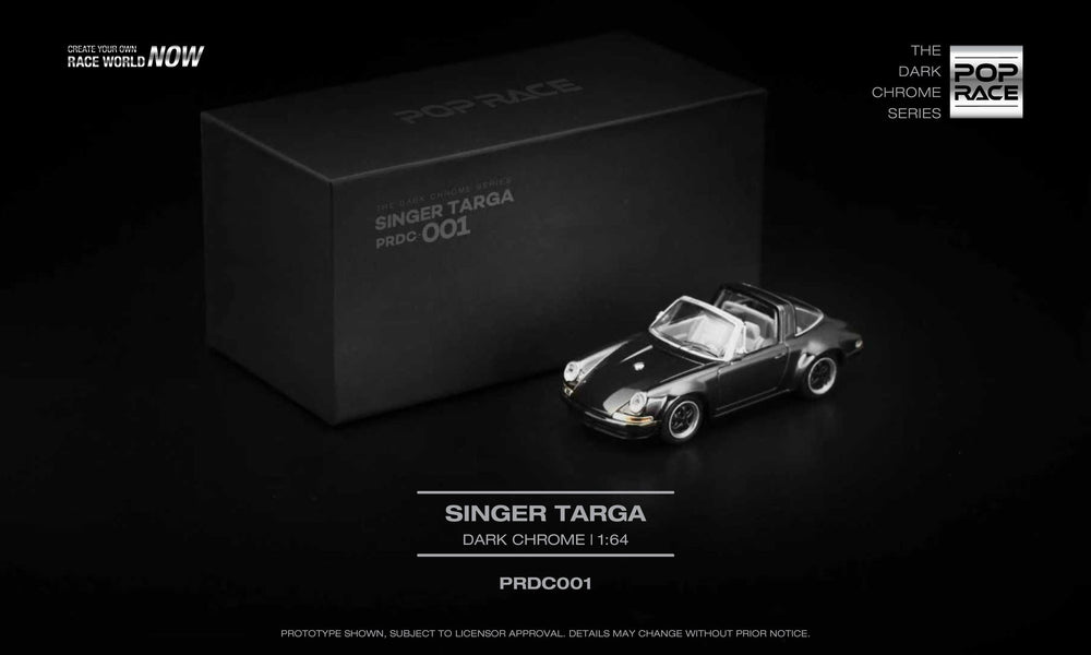 Pop Race PRDC001 The Dark Chrome Series SINGER TARGA DARK CHROME