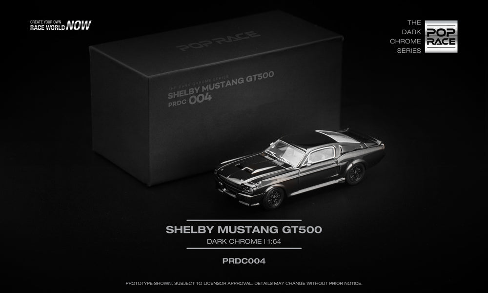 Pop Race Dark Chrome Series PRDC004 SHELBY MUSTANG GT500 DARK CHROME