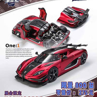 FOSHAN APA XPO EVENT EXCLUSIVE 2025 SERIES  1:64 DEMON KING AUTO SERIES KOENISEGG ONE RED