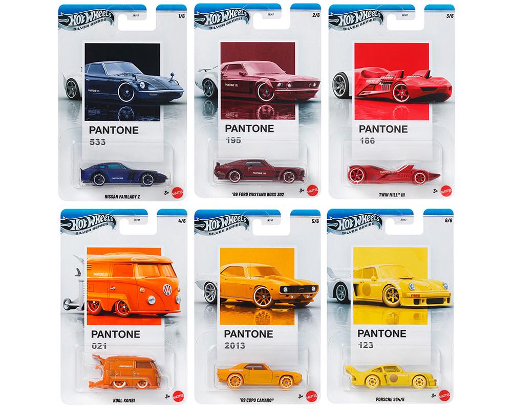 Hot Wheels 1:64 Pantone A Assortment 2025 Sunset Race