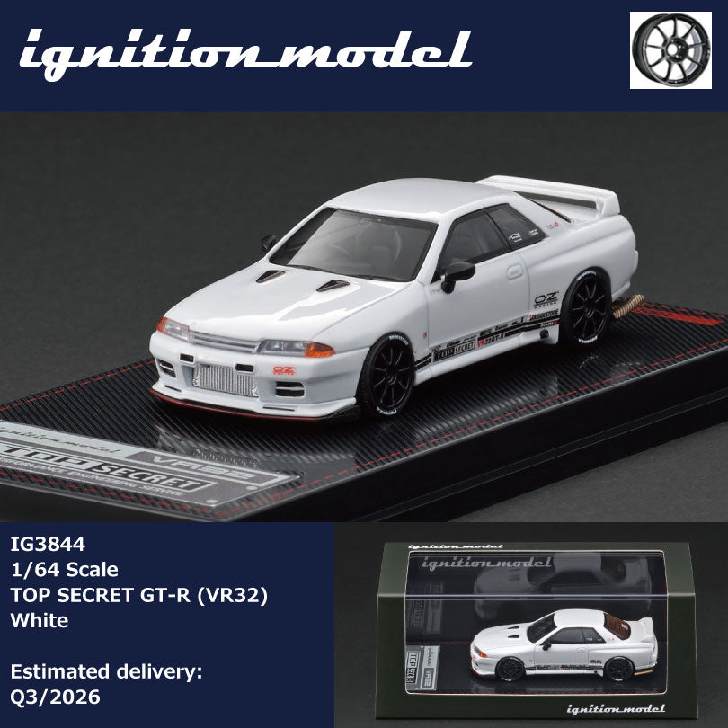 Ignition Model IG3844 1/64 TOP SECRET GT-R (VR32) White