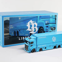GCD 1:64 Diecast Model LBWK / Mitsubishi Licensed Products LB-Trucks Fuso Super Great 2025 Shanghai China Toy Epo Exclusive Baby Blue(576)